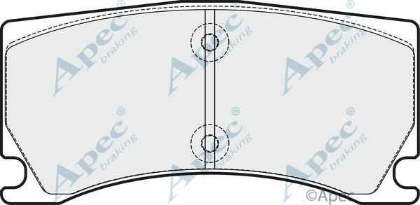 APEC BRAKING Piduriklotsi komplekt,ketaspidur PAD1712